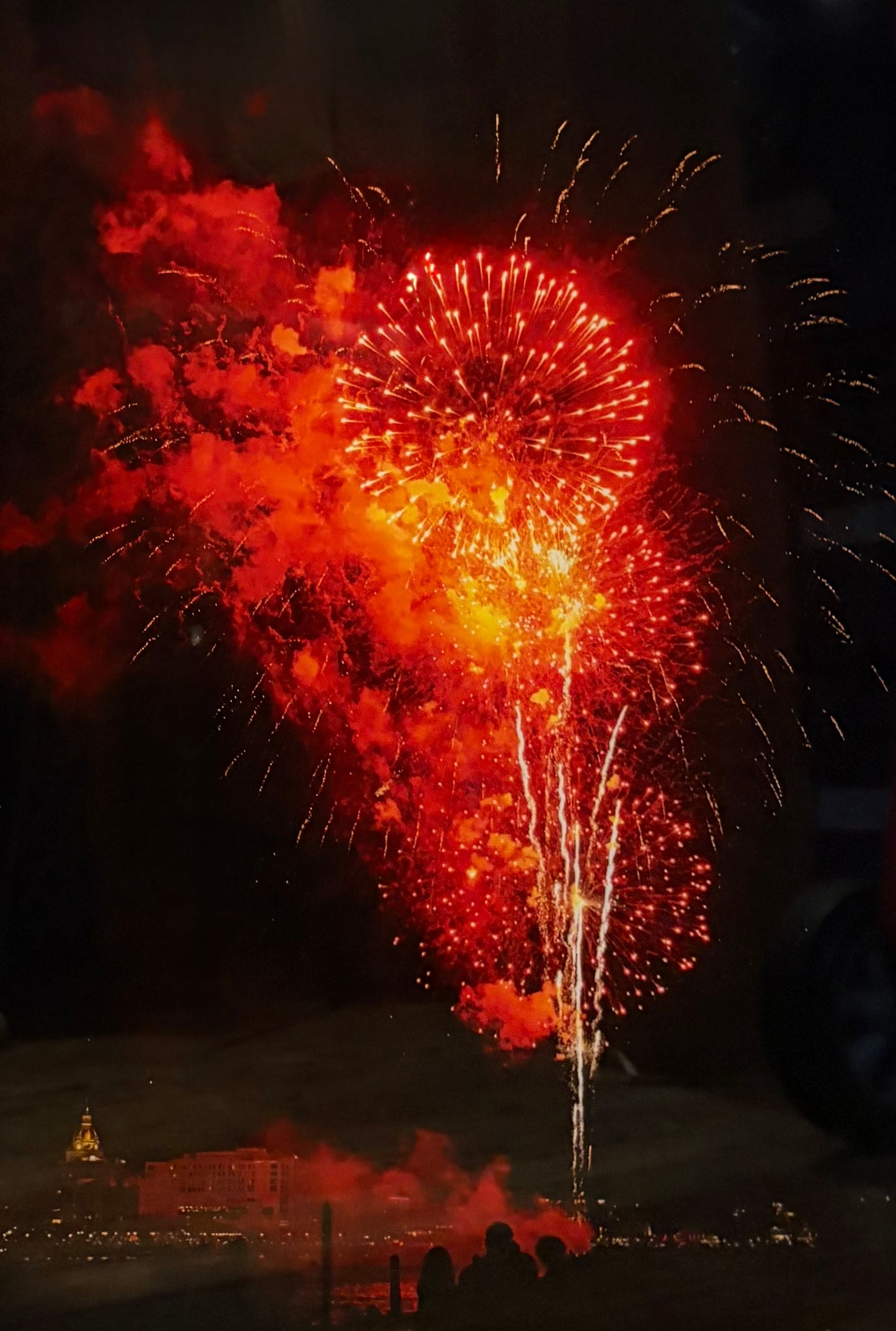Fireworks over Savannah 1 (Red)