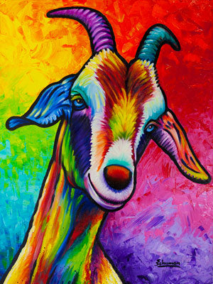 Billy the abstract goat