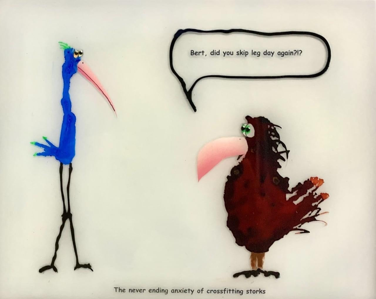 Crossfitting Stork