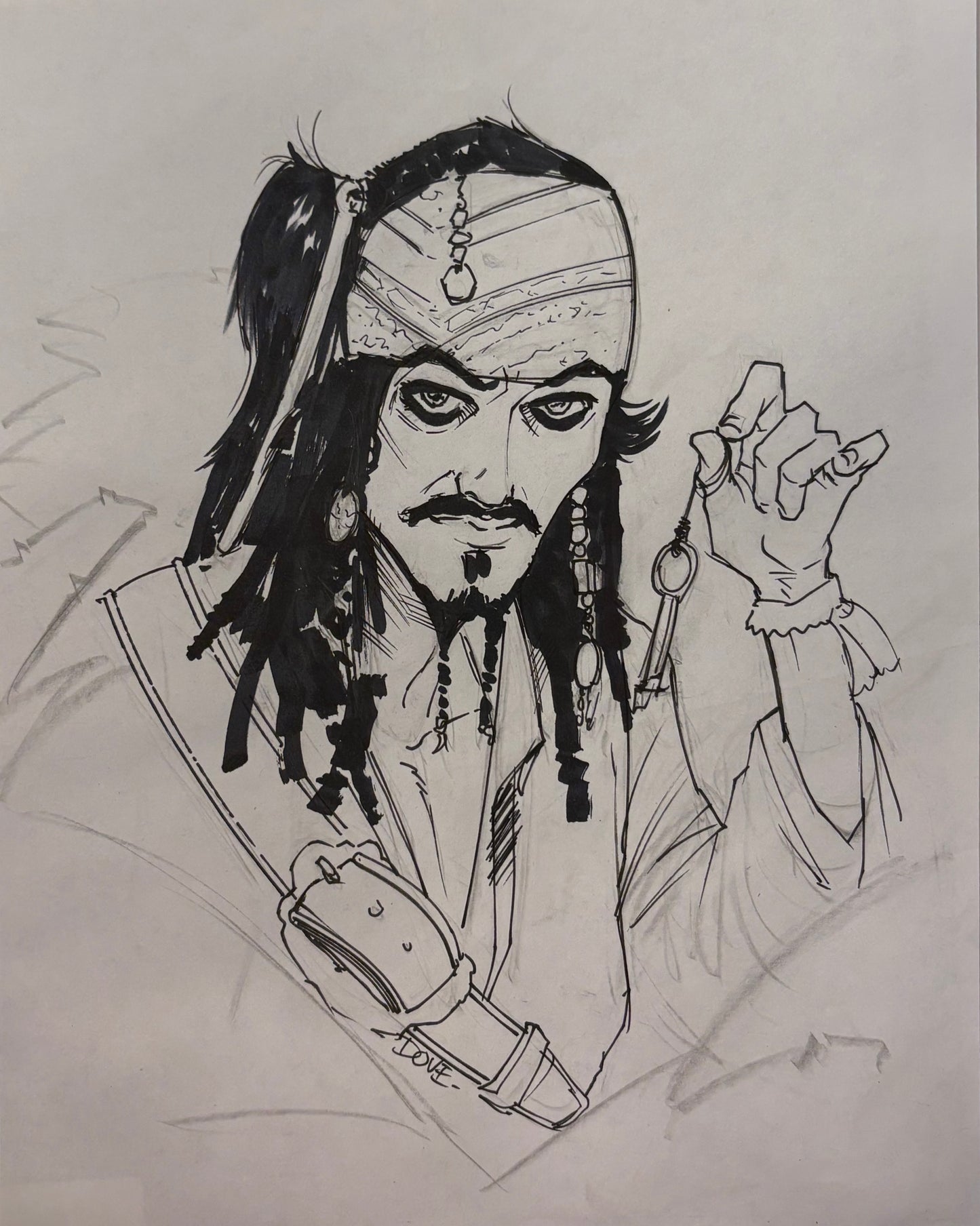 Sparrow Comic Sketch 1