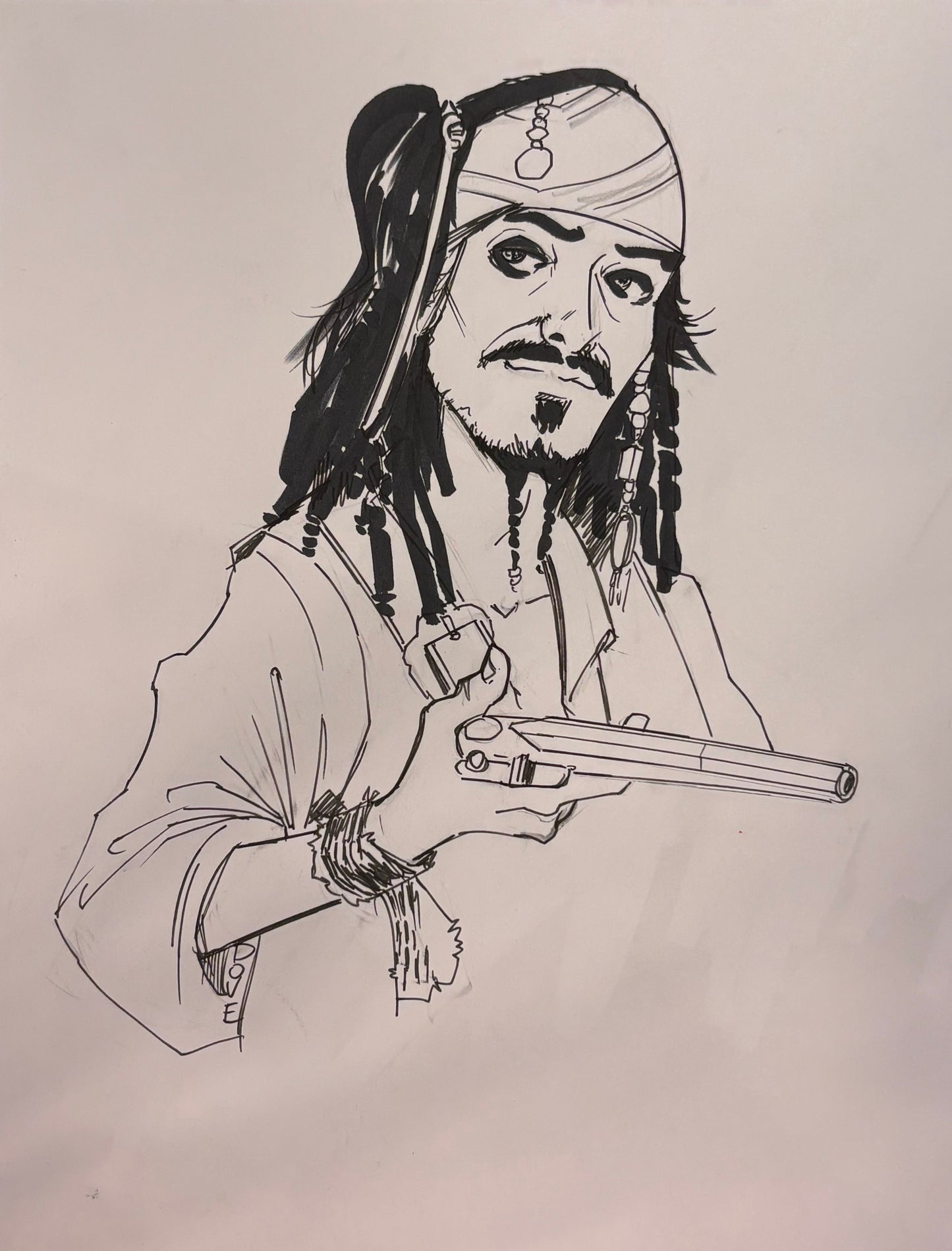 Sparrow Comic Sketch 5