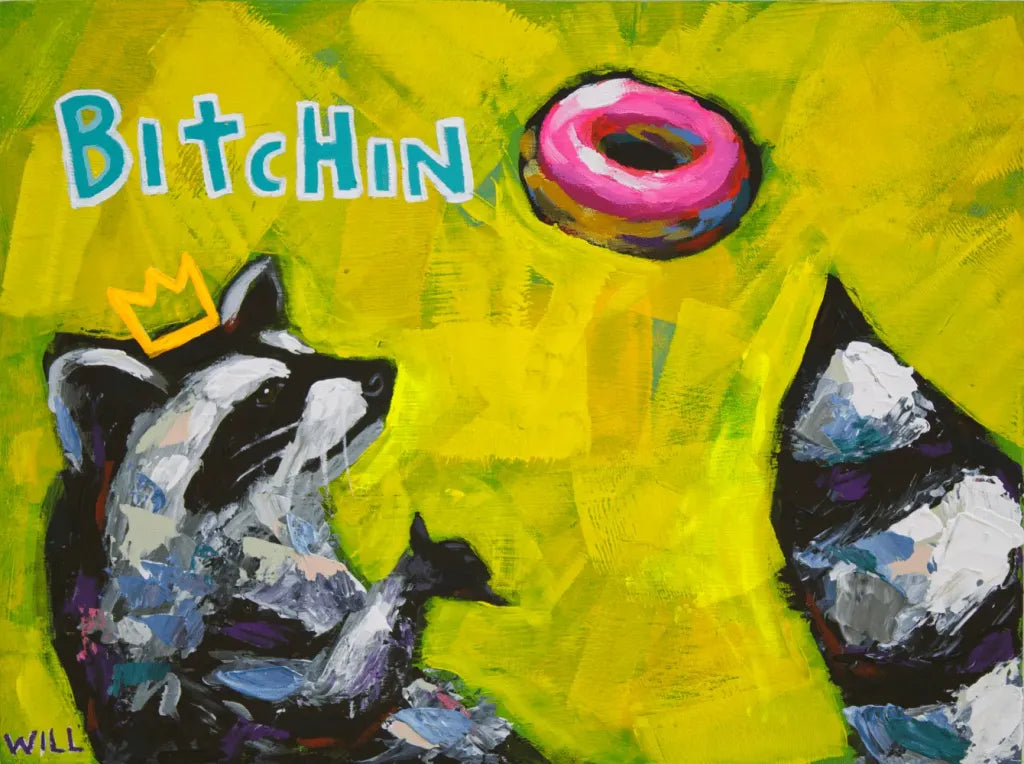 Bitchin Donut Raccoon