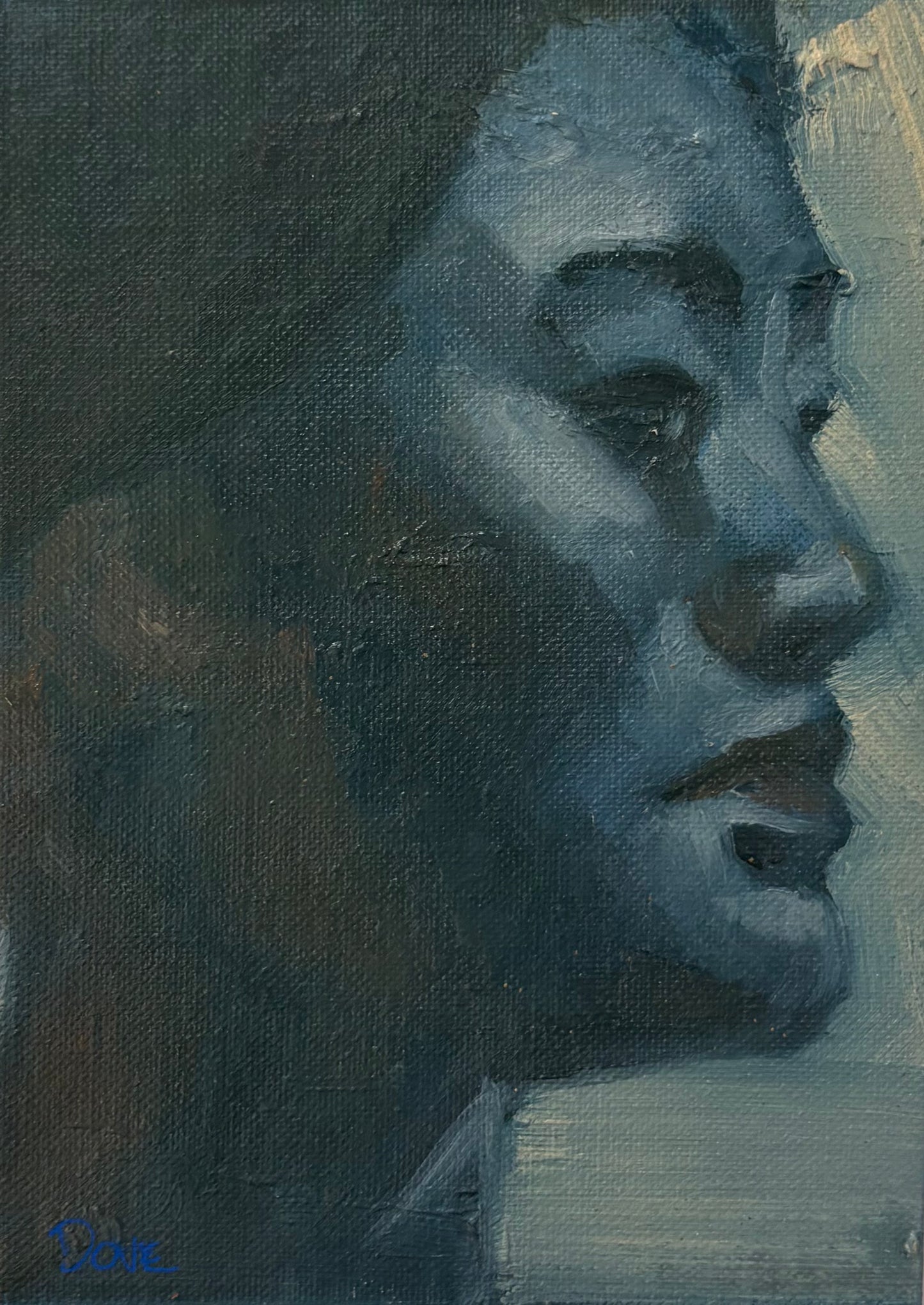 Blue Lady Portrait
