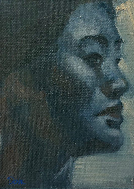 Blue Lady Portrait