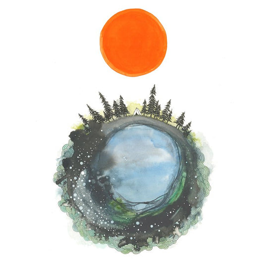 on the sunny side