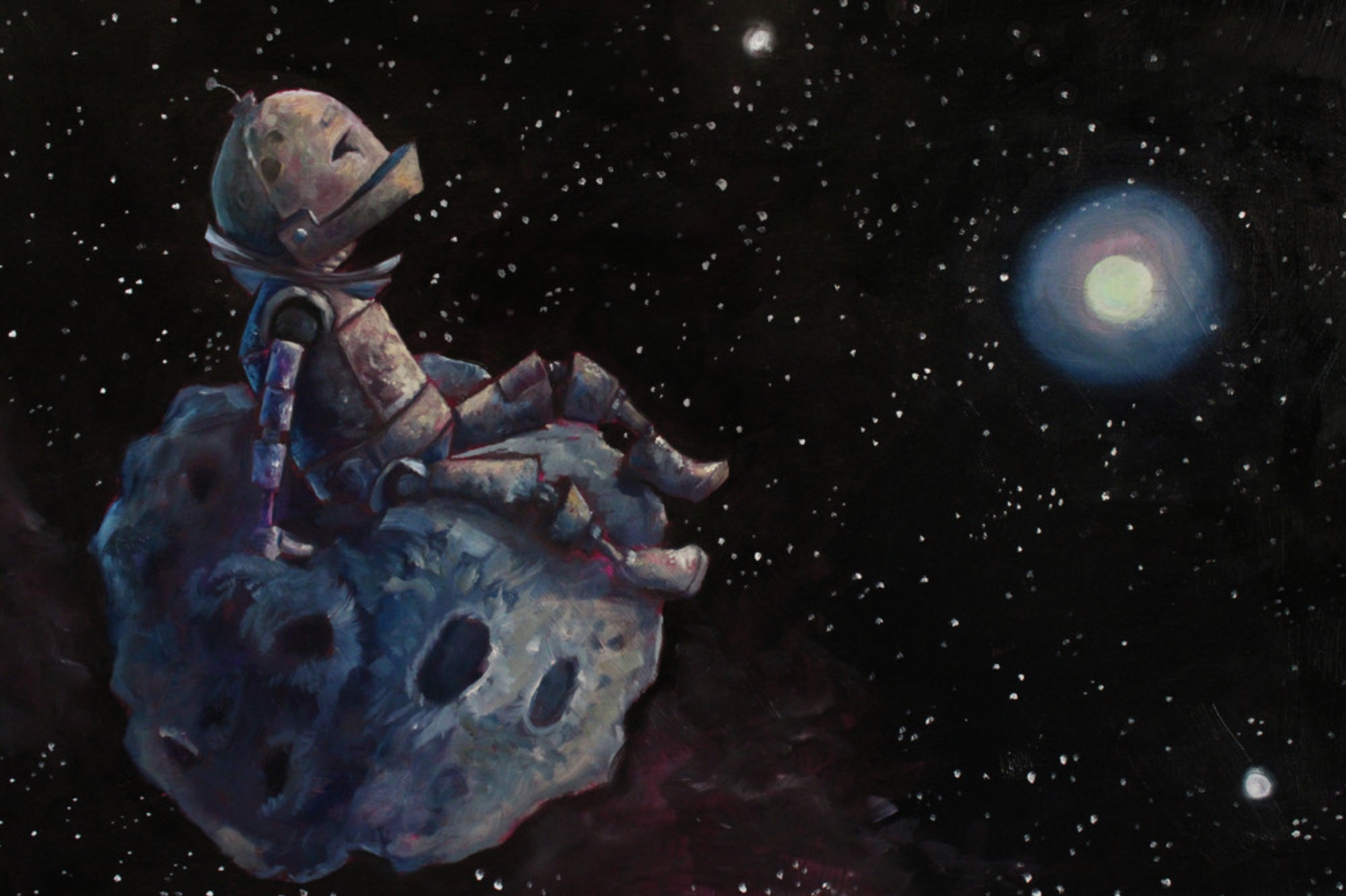 Meteor Bot Asteroid Bot – A.T. Hun Gallery
