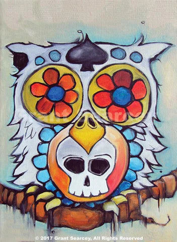 Bright Eyes Day of The Dead Owl