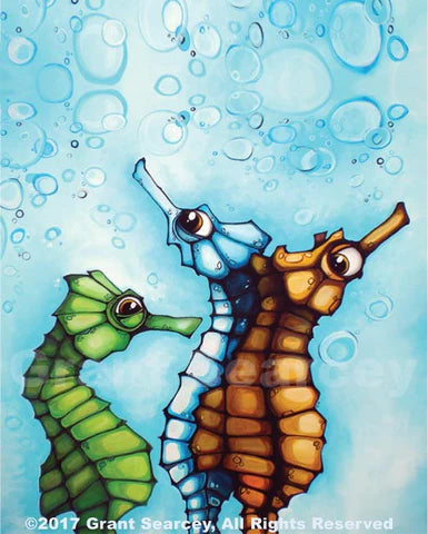 Three of A Kind Sea Horses