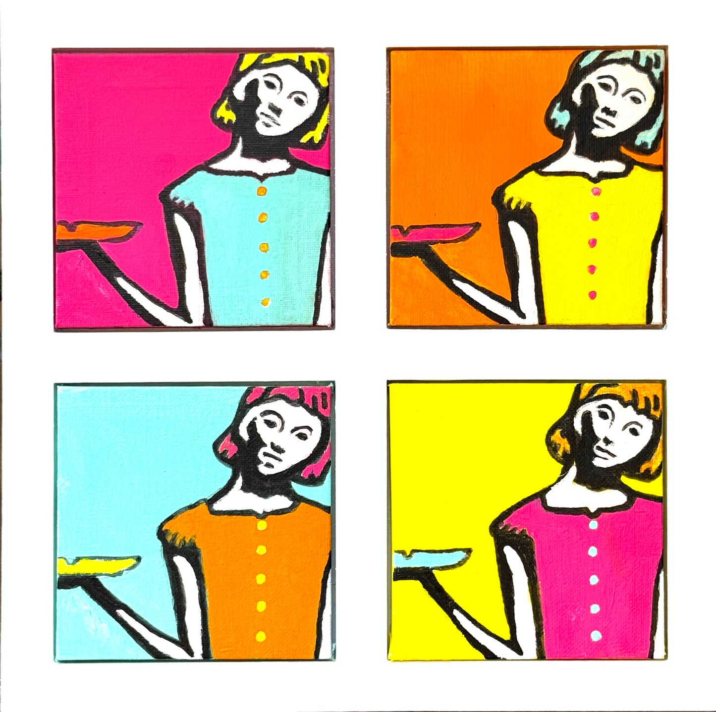 Four bird girls