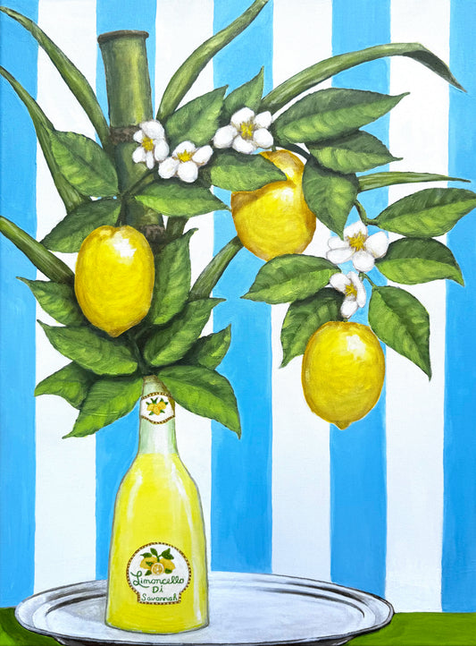 Limoncello Blue Stripe