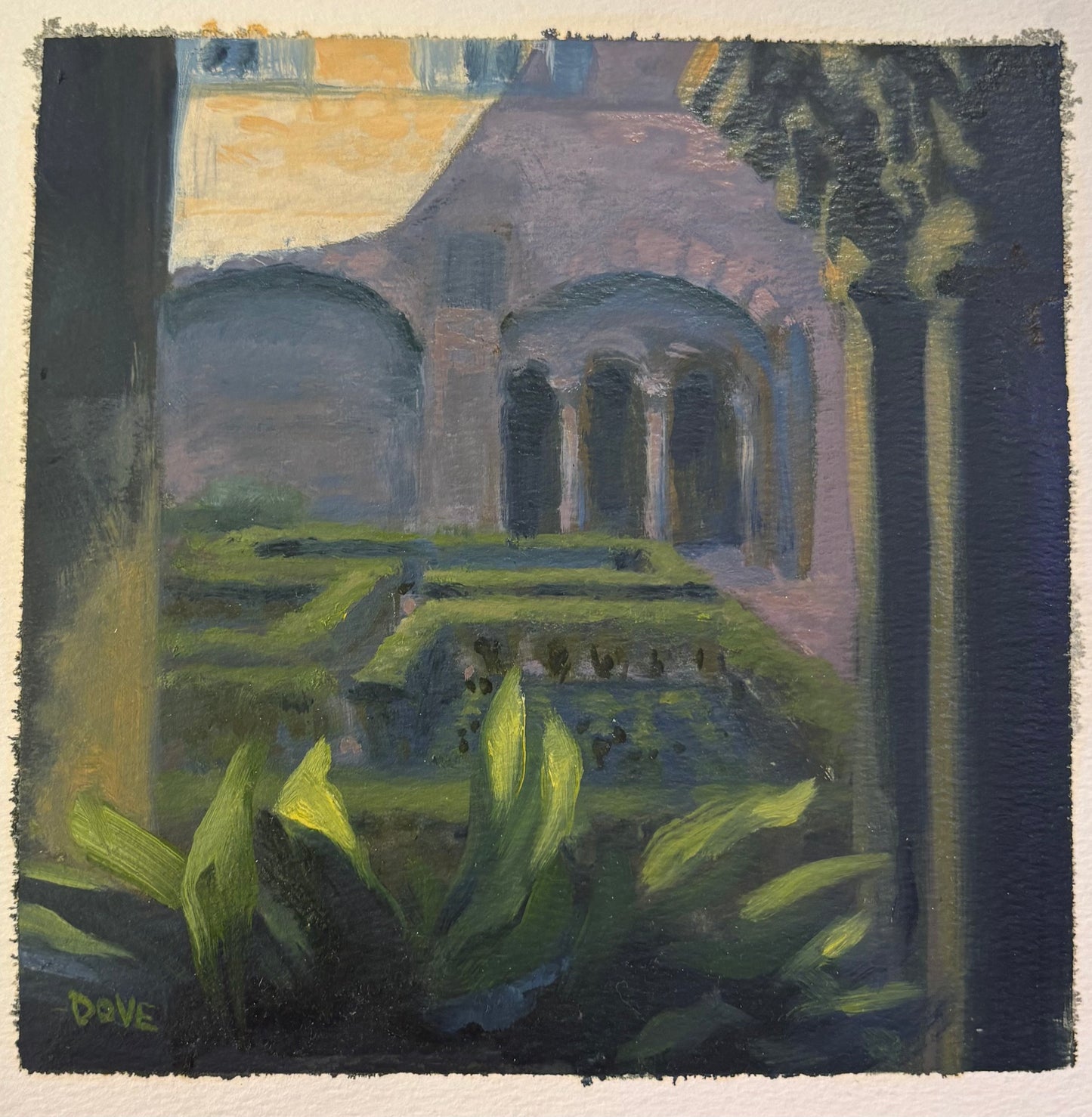 Court Yard at Dawn
