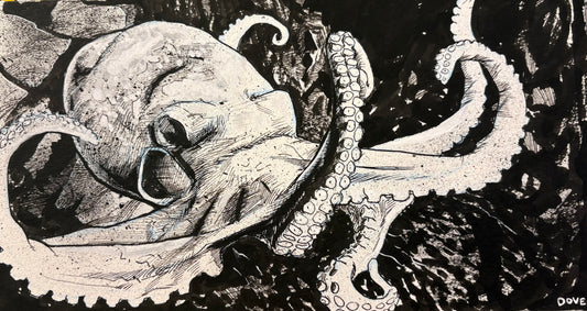Black N White Octopus