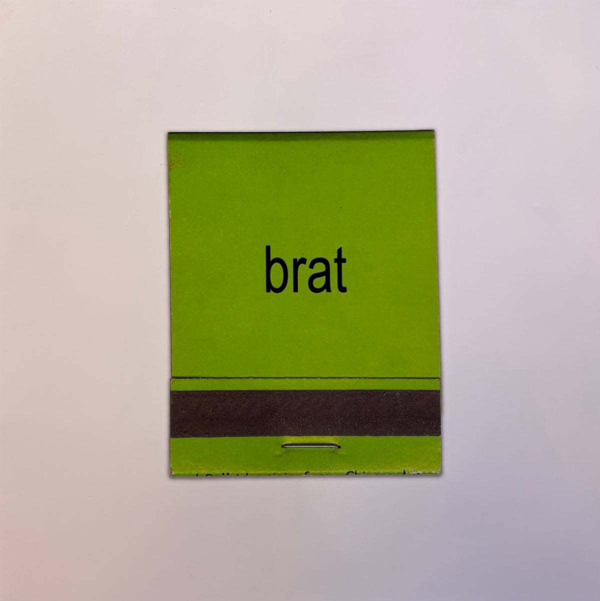 BRAT white back
