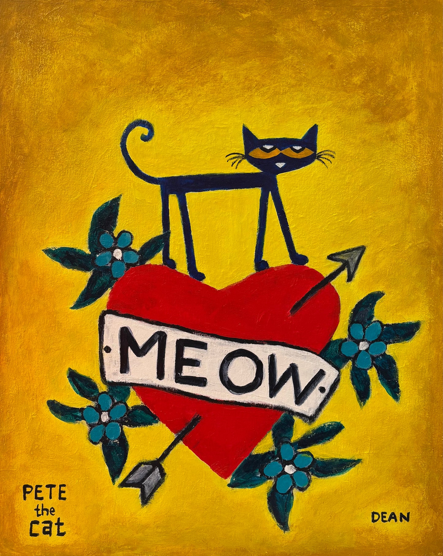 Tattoo Heart Meow