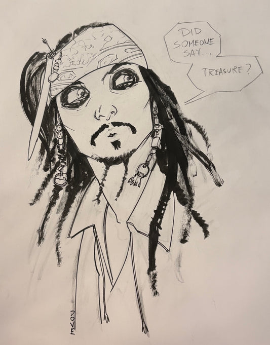 Sparrow Comic Sketch 3