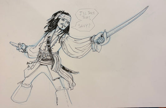 Sparrow Comic Sketch 6
