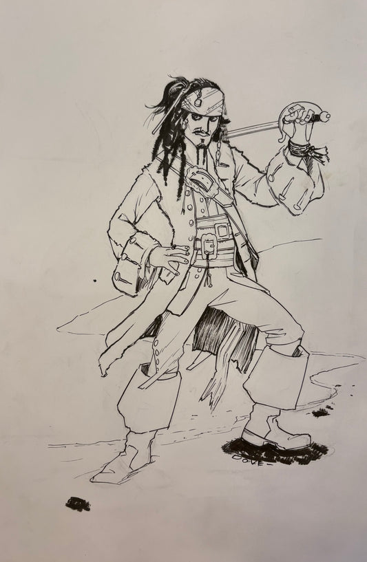 Sparrow Comic Sketch 8