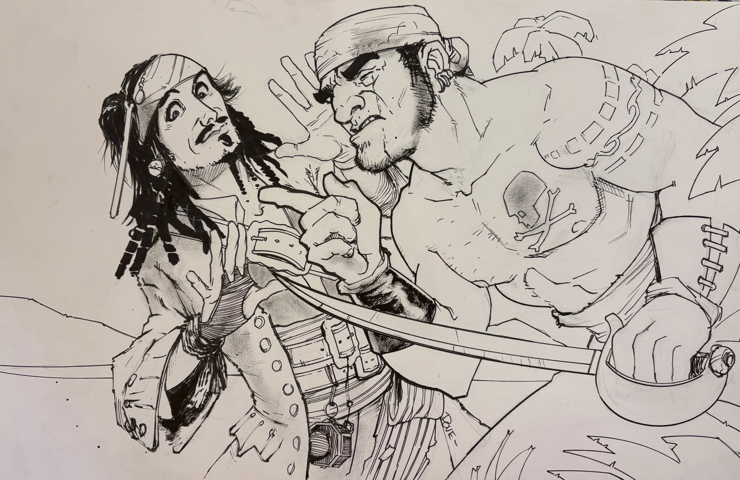 Sparrow Comic Sketch 9