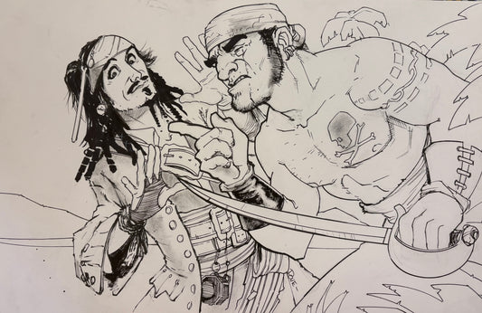 Sparrow Comic Sketch 9