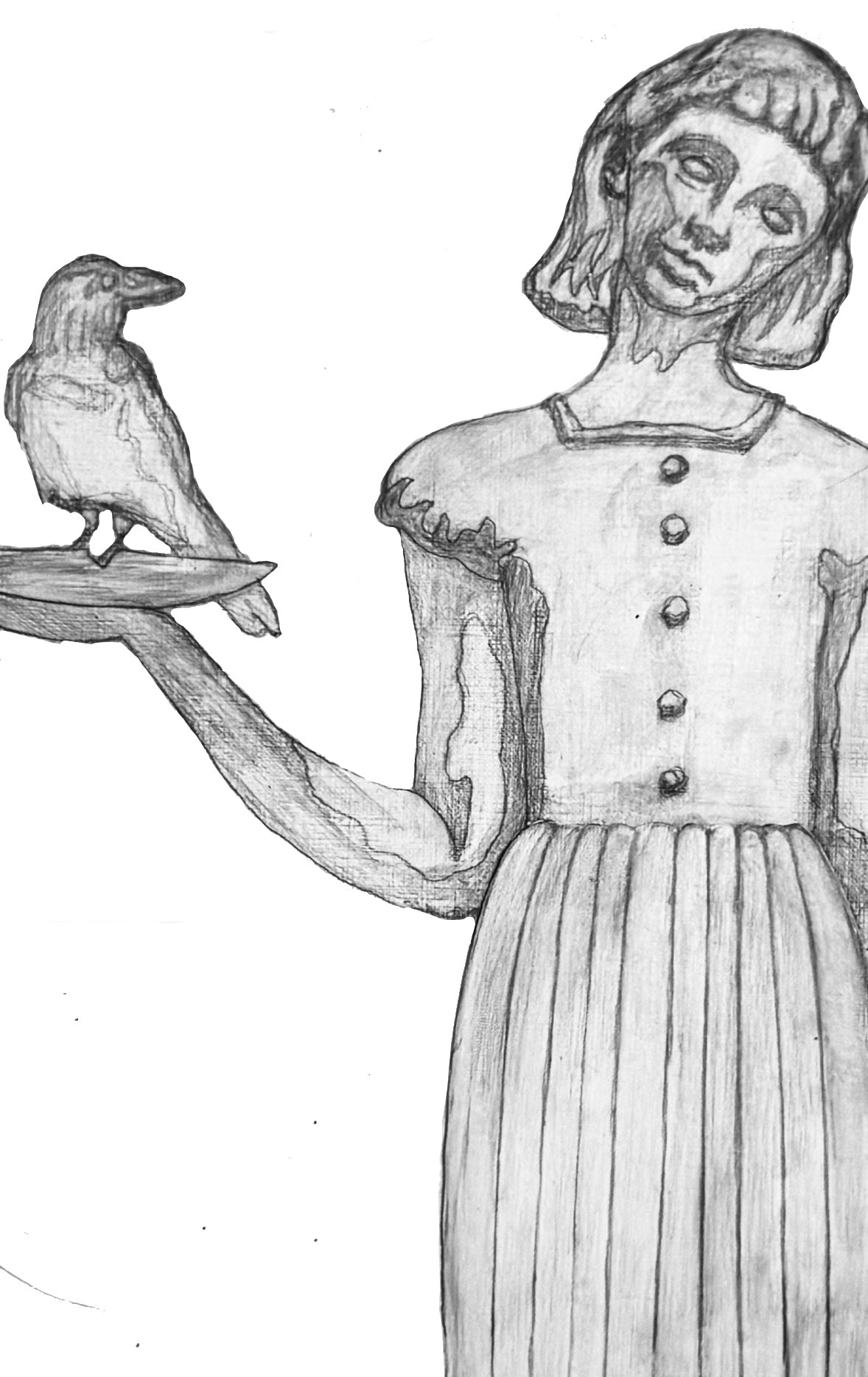 Bird Girl Drawing
