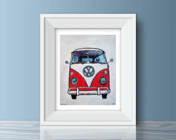 Red VW Bus