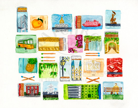 Watercolor Savannah