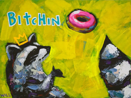 Bitchin Donut Raccoon