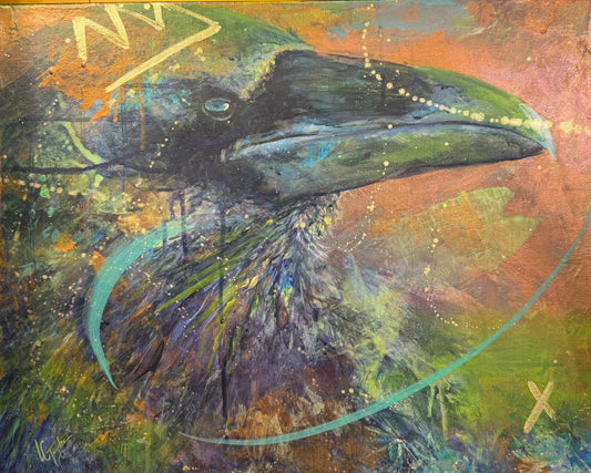 Crow with Crown