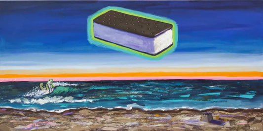 Ice Cream Sandwich Possum Surfin