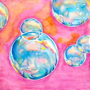 Magenta Bubbles
